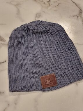 Love Your Melon Classics Knit Beanie in Dusty Blue Grey